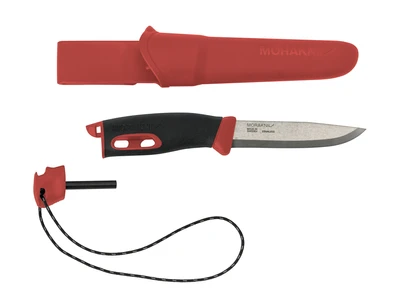 Nôž s kresadlom Morakniv Companion Spark červený